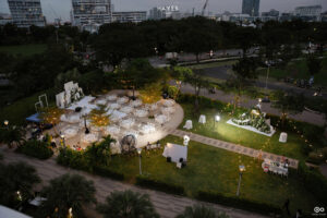 Tổ chức tiệc cưới sân vườn Sài Gòn